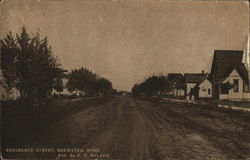 Residence Street Brewster, MN Postcard Postcard Postcard