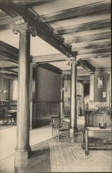 Reception Hall, YMCA Postcard