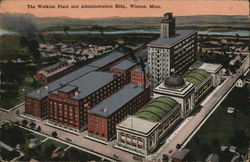 Watkins Plant and Administration Building Postcard