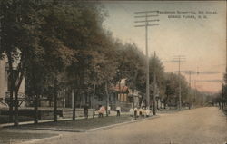 Residence Street - So. 5th Street Grand Forks, ND Postcard Postcard Postcard