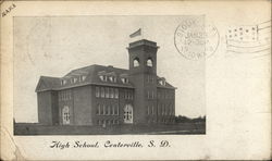 HIgh School Centerville, SD Postcard Postcard Postcard