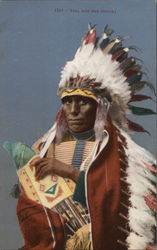 Tall Man Dan (Sioux) Native Americana Postcard Postcard Postcard