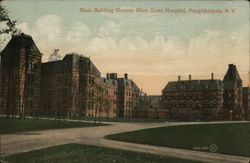 Main Building, Hudson River State Hospital Poughkeepsie, NY Postcard Postcard Postcard