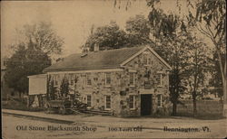 Old Stone Blacksmith Shop, 100 Years Old Bennington, VT Postcard Postcard Postcard