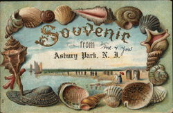 Souvenir From Asbury Park Postcard