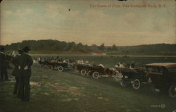 The Game of Polo, Van Cortland Park Bronx, NY Postcard Postcard Postcard