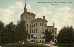 Administration Building, Soldiers' and Sailors' Home Postcard