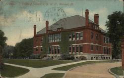 Training School, I.S.N.U. Postcard