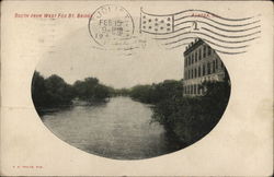 South From West Fox Street Bridge Postcard