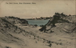The Sand Dunes West Gloucester, MA Postcard Postcard Postcard