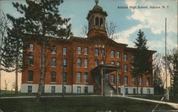 Adams High School Postcard