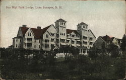 Soo Nipi Park Lodge, Lake Sunapee New Hampshire Postcard Postcard Postcard