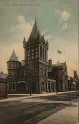 Post Office Bridgeport, CT Postcard Postcard Postcard