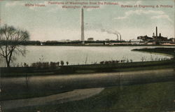 Panorama of Washington from the Potomac Postcard