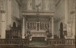 Interior - St. Mary's Church Postcard