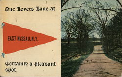 One Lovers Lane at East Nassau New York Postcard Postcard Postcard