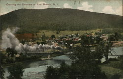 Railroad Bridge Crossing the Delaware Postcard
