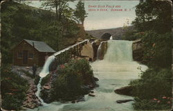 Shady Glen Falls and Devil's Oven Postcard