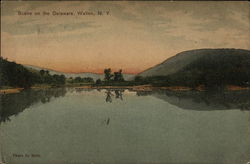 Scene on the Delaware Walton, NY Postcard Postcard Postcard