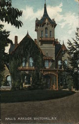 Hall's Mansion Postcard