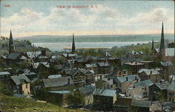 Birdseye View Rondout, NY Postcard Postcard Postcard