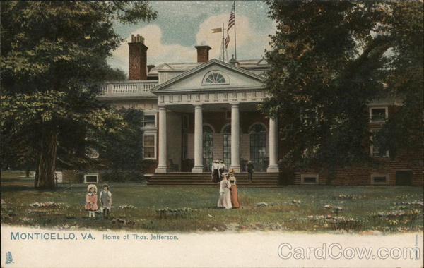 Monticello--Home of Thomas Jefferson Virginia