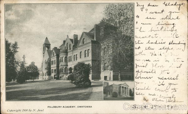 Pillsbury Academy Owatonna Minnesota N. Juul