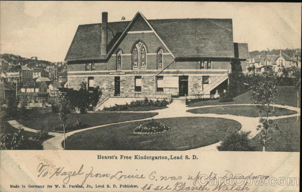 Hearst's Free Kindergarten Lead South Dakota