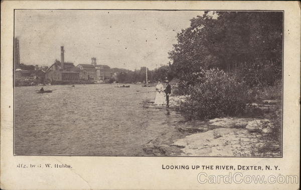 Looking up the River Dexter New York