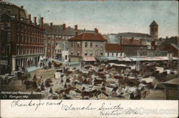 Market Lot, Pickering Square Bangor Maine