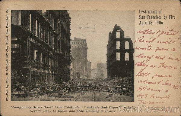 Montgomery Street South from California San Francisco