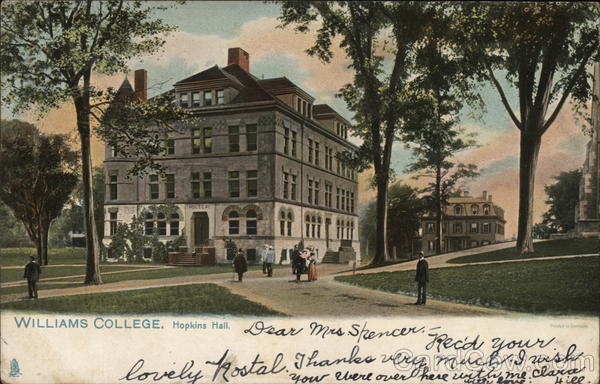 Hopkins Hall, Williams College Williamstown Massachusetts