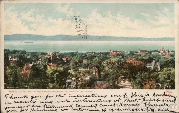 Lake Champlain Burlington Vermont