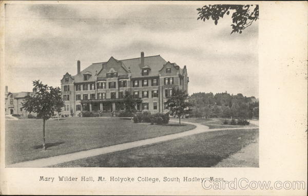Mary Wilder Hall, Mt. Holyoke College South Hadley Massachusetts
