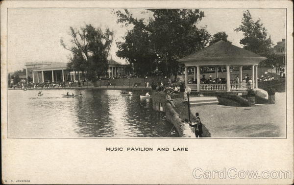 Willow Grove Park Music Pavilion and Lake Philadelphia Pennsylvania