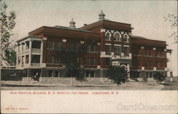 New Building, North Dakota Hospital for the Insane Jamestown