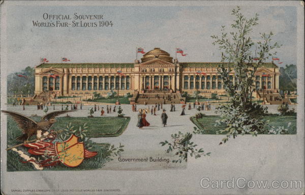 Government Building -Official Souvenir of the World's Fair, St. Louis, 1904 Missouri