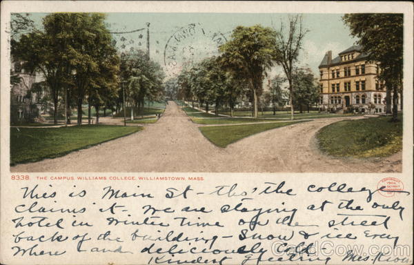 The Campus Williams College Williamstown Massachusetts