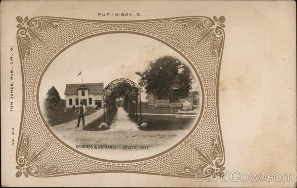 Crystal Cave Grounds and Entrance Put-in-Bay Ohio