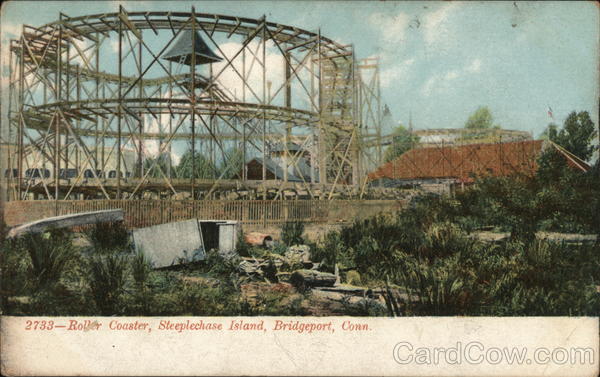 Roller Coaster, Steeplechase Island Bridgeport Connecticut