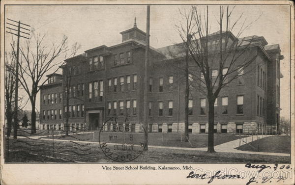 Vine Street School Building Kalamazoo Michigan