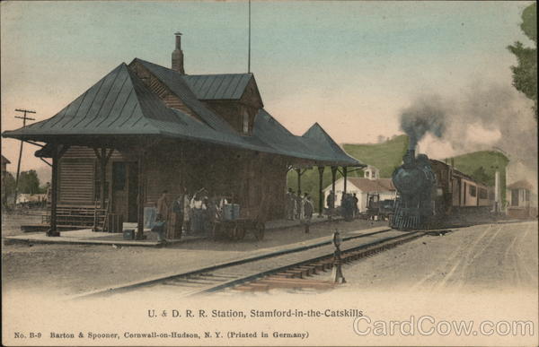 U&D RR Station Stamford New York
