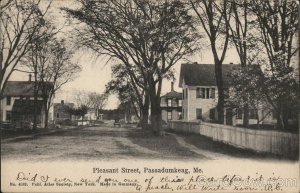 Pleasant Street Passadumkeag Maine