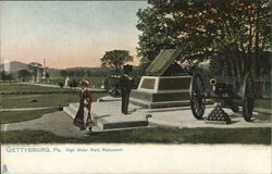 High Water Mark, Monument Postcard