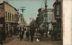 Front Street Nome, AK Postcard Postcard Postcard