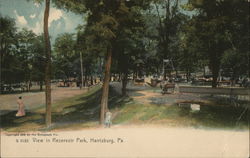 View in Reservoir Park Harrisburg, PA Postcard Postcard Postcard