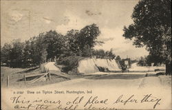 View on Tipton Street Postcard