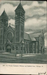 St. Vincent Cathedral, Webster and Sheffield Aves. Chicago, IL Postcard Postcard Postcard