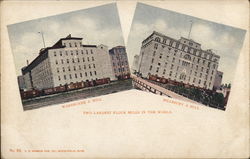 Washburne and Pillsbury Flour Mills Minneapolis, MN Postcard Postcard Postcard