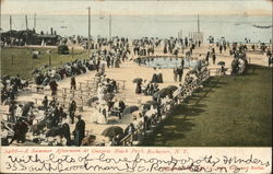 Summer Afternoon at Ontario Beach Park Rochester, NY Postcard Postcard Postcard